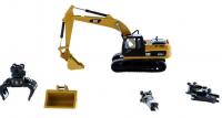 Cat 320D L гусеничный гидравлический экскаватор с доп. оборудованием 1:87