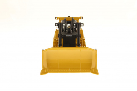 Cat D10T гусеничный трактор с металлическими гусеницами и поручнями 1:50 _G