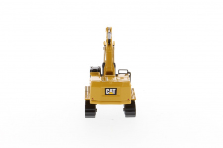 Cat 390F L гидравлический экскаватор 1:125 на блестящей подставке