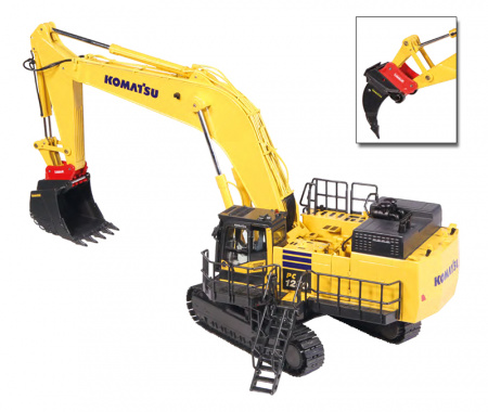KOMATSU PC1250 экскаватор обратная лопата с оборудованием Lehnhof (зубец) 1:50