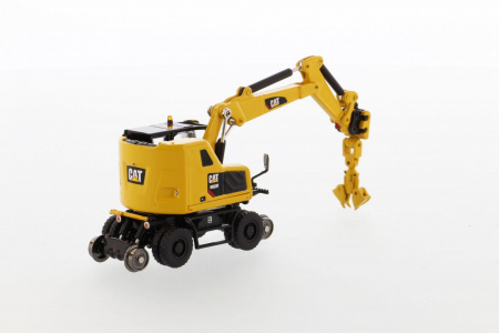 Cat M323F колесный ж/д экскаватор, Sefety Yellow Color 1:87
