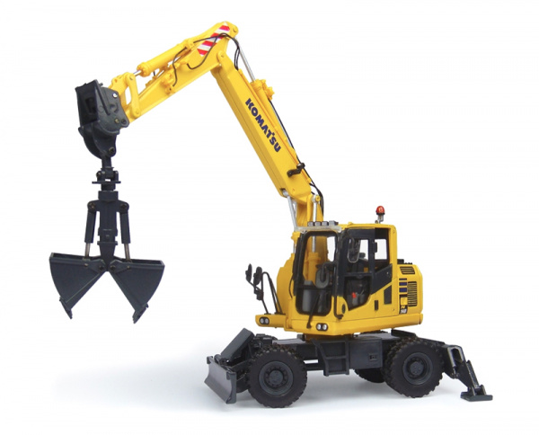 Komatsu PW148-10 экскаватор с захватом для металлолома 1:50