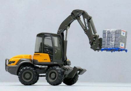 MECALAC 12MTX мультифункциональная машина (эскаватор обратная лопата) 1:50