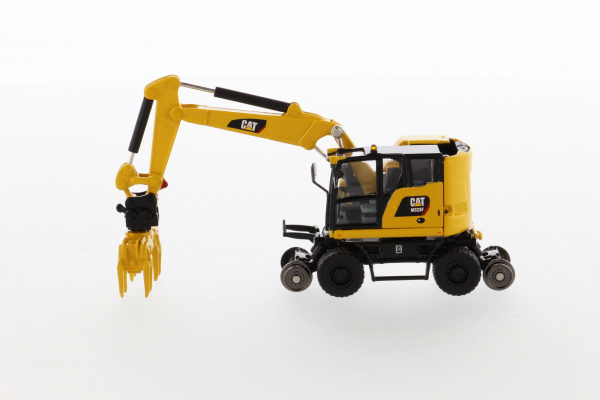 Cat M323F колесный ж/д экскаватор, Sefety Yellow Color 1:87