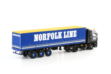 DAF 3300 Space Cab - Classic Curtain Sided Trailer Трейлер с односторонним тентом  1:50