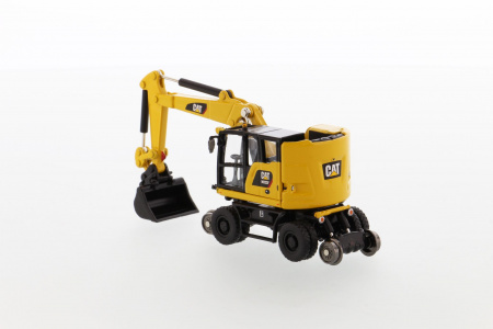 Cat M323F колесный ж/д экскаватор, Sefety Yellow Color 1:87