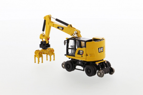 Cat M323F колесный ж/д экскаватор, Sefety Yellow Color 1:87