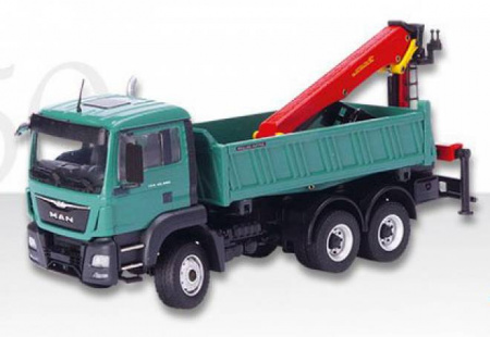 MAN TGS M 6x6 самосвал с манипулятором EPSILON 1:50