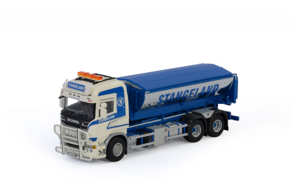 STANGELAND; SCANIA STREAMLINE HIGHLINE 6X2 TAG AXLE HOOKLIFT SYSTEM + HOOKLIFT CONTAINER ASPHALT  Пе
