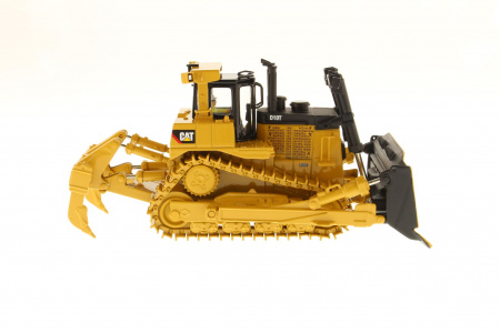 Cat D10T гусеничный трактор с металлическими гусеницами и поручнями 1:50 _G