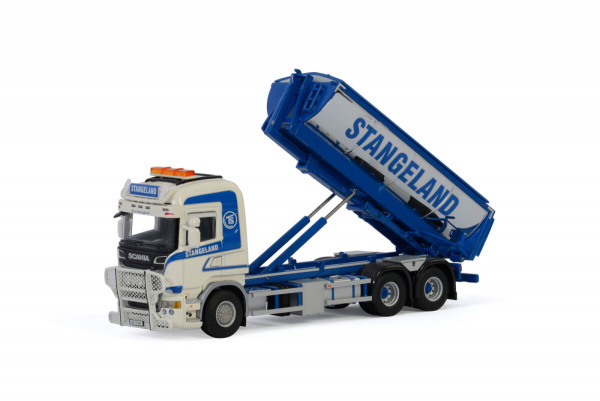 STANGELAND; SCANIA STREAMLINE HIGHLINE 6X2 TAG AXLE HOOKLIFT SYSTEM + HOOKLIFT CONTAINER ASPHALT  Пе