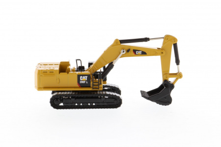 Cat 390F L гидравлический экскаватор 1:125 на блестящей подставке