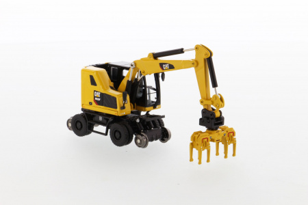 Cat M323F колесный ж/д экскаватор, Sefety Yellow Color 1:87