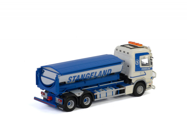 STANGELAND; SCANIA STREAMLINE HIGHLINE 6X2 TAG AXLE HOOKLIFT SYSTEM + HOOKLIFT CONTAINER ASPHALT  Пе