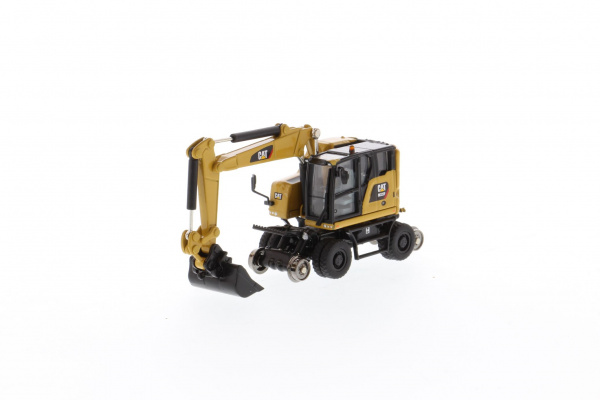 Cat M323F колесный ж/д экскаватор, CAT Yellow 1:87