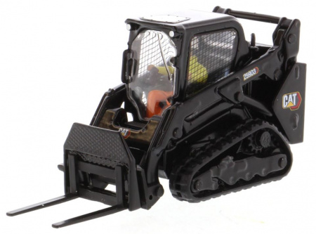 Cat 259D3 компактный гусеничный погрузчик Special Black Finish 1:50