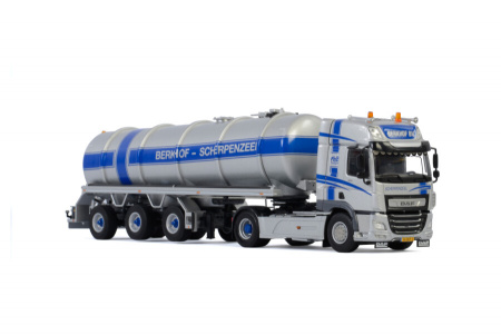 BERKHOF B.V.; DAF CF SPACE CAB MY2017 4X2 TANK TRAILER - 3 AXLE Прицеп-цистерна 1:50