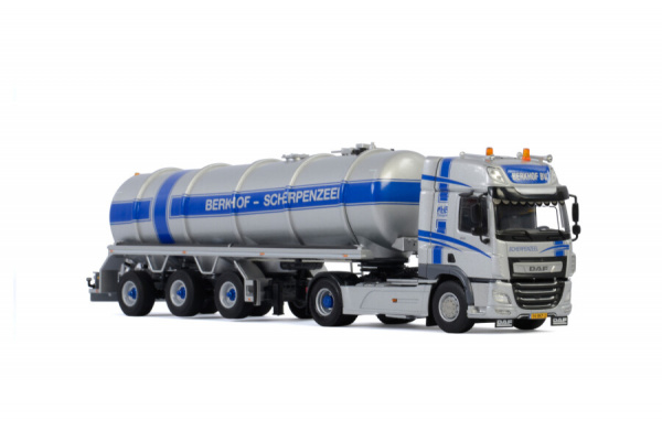 BERKHOF B.V.; DAF CF SPACE CAB MY2017 4X2 TANK TRAILER - 3 AXLE Прицеп-цистерна 1:50