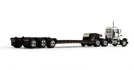 MACK Granite 3-осный тягач с низкорамным 3-осным полуприцепом Talbert 1:64