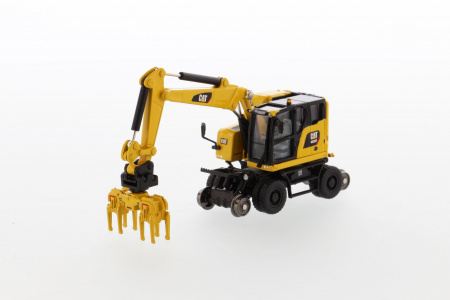 Cat M323F колесный ж/д экскаватор, Sefety Yellow Color 1:87