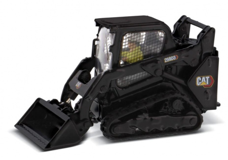 Cat 259D3 компактный гусеничный погрузчик Special Black Finish 1:50